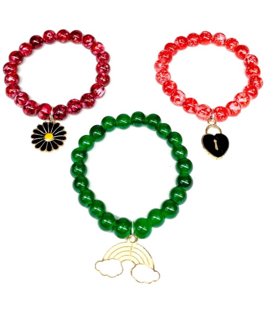 DAIVYA WELLNESS - Multicolor Bracelet ( Pack of 3 ) - Bangles & Bracelets | Buy online on ZillyBuy