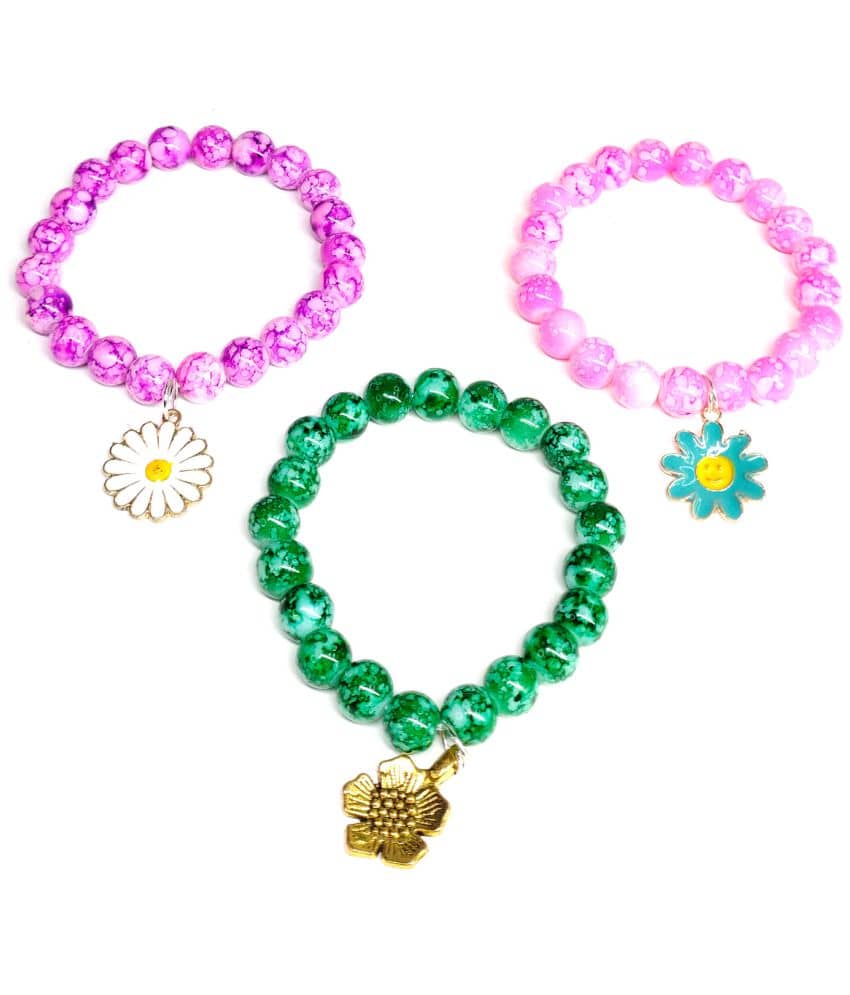 DAIVYA WELLNESS - Multicolor Bracelet ( Pack of 3 ) - Bangles & Bracelets | Buy online on ZillyBuy