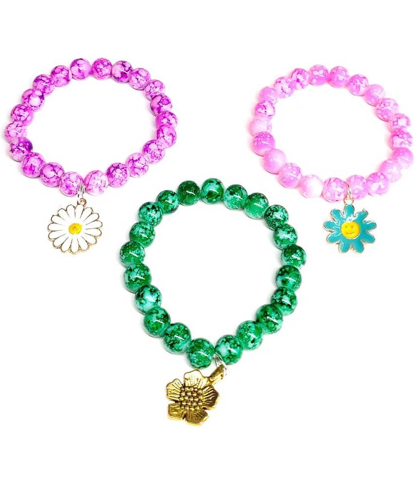 DAIVYA WELLNESS - Multicolor Bracelet ( Pack of 3 ) - Bangles & Bracelets | Buy online on ZillyBuy