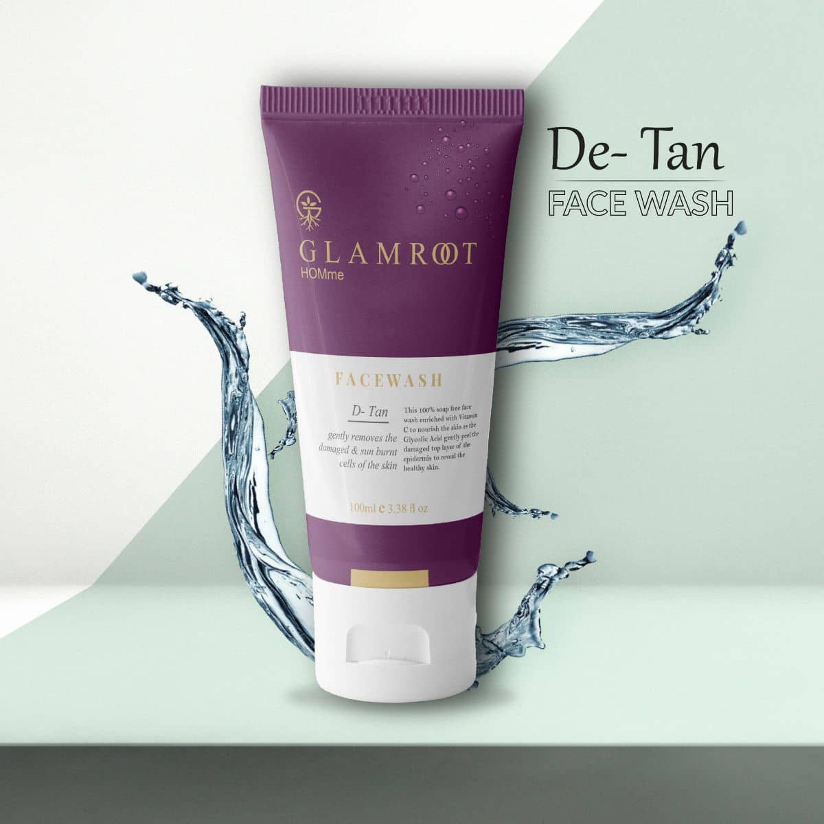 GLAMROOT - Tan Removal Face Wash For All Skin Type ( Pack of 1 )