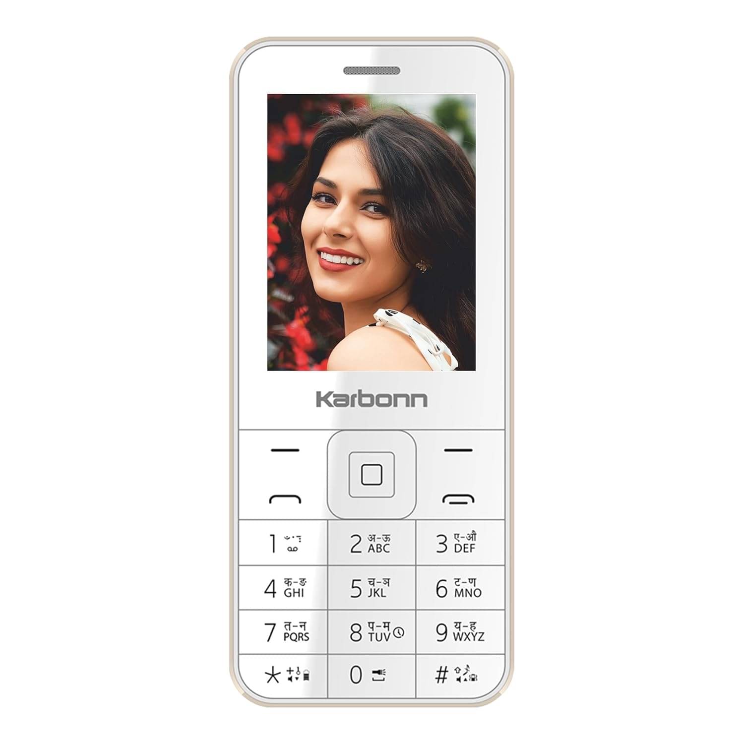     			Karbonn kphone1 Dual SIM Feature Phone Platinum SilverPurple