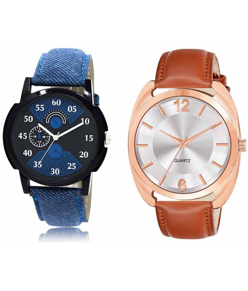     			Lorem - Analog Watch Watches Combo For Men and Boys ( Pack of 2 )