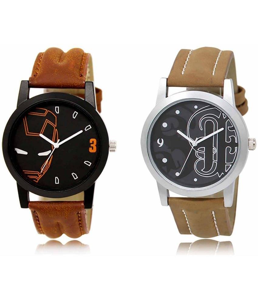     			Lorem - Analog Watch Watches Combo For Men and Boys ( Pack of 2 )