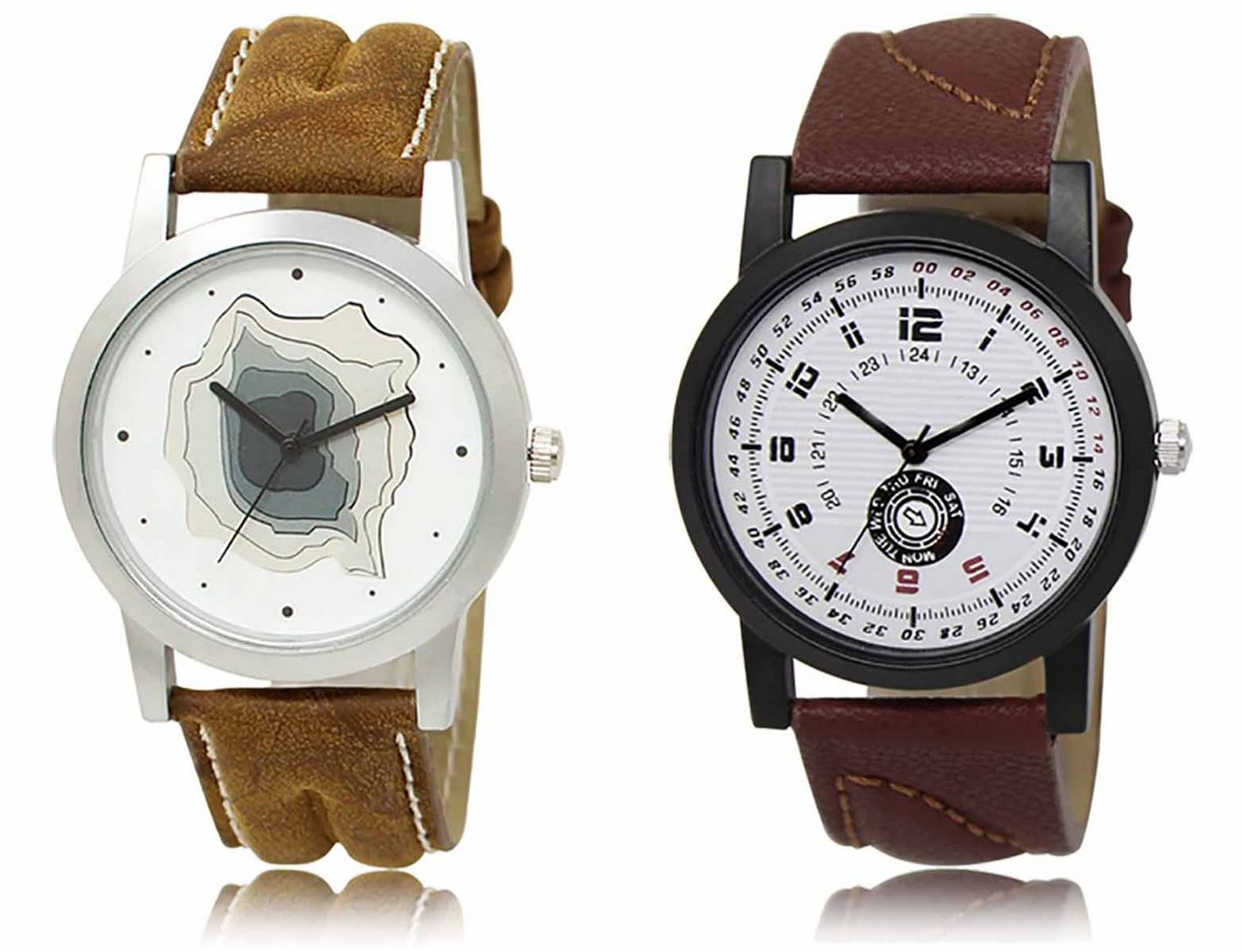 Lorem - Analog Watch Watches Combo For Men and Boys ( Pack of 2 ) Lorem - Analog Watch Watches Combo For Men and Boys ( Pack of 2 )