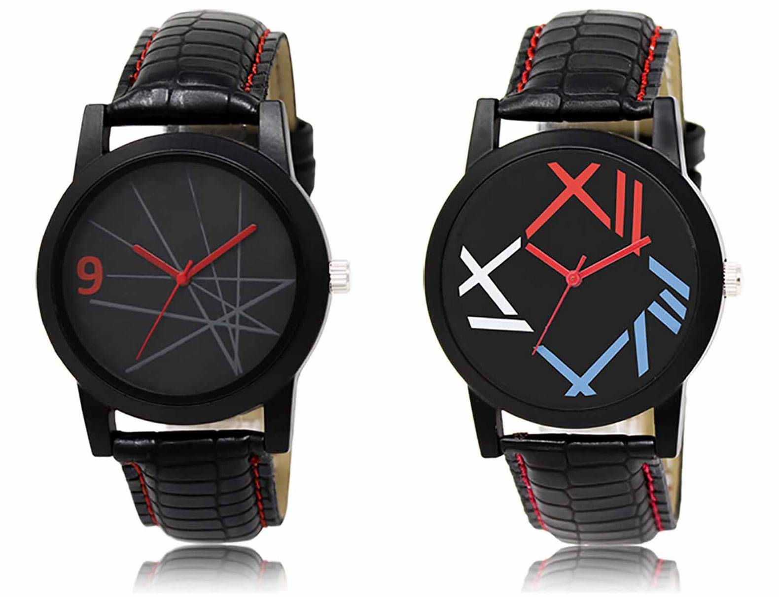 Lorem - Analog Watch Watches Combo For Men and Boys ( Pack of 2 ) Lorem - Analog Watch Watches Combo For Men and Boys ( Pack of 2 )