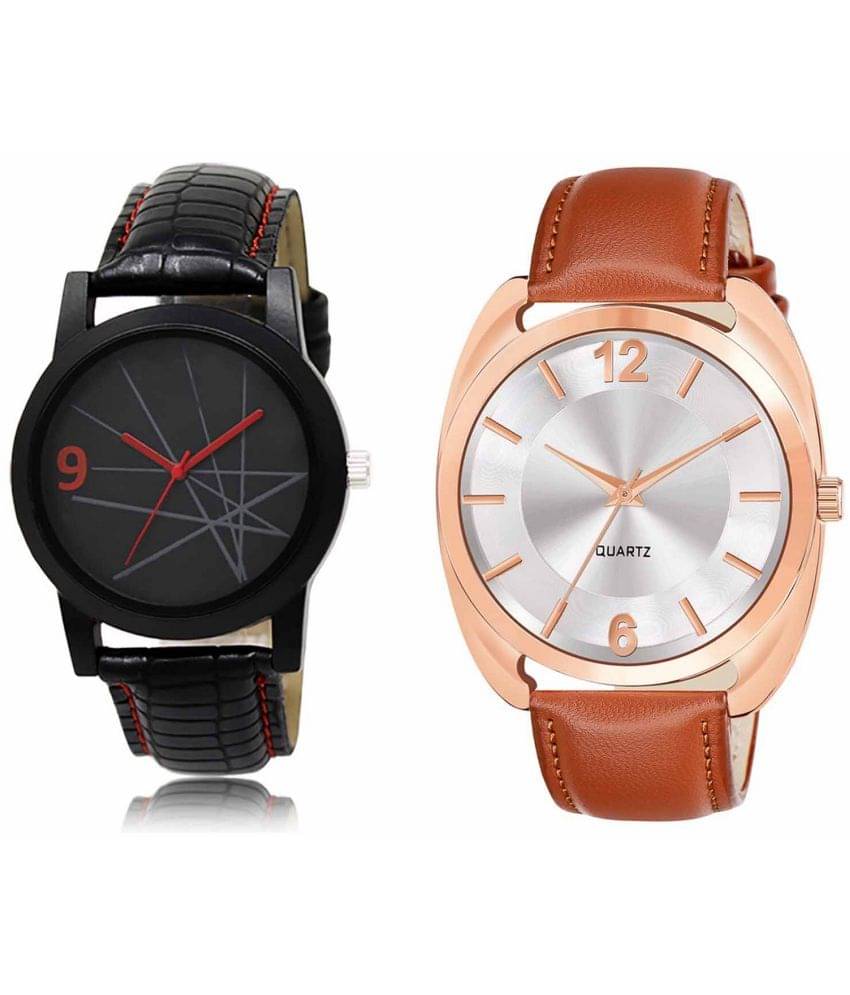     			Lorem - Analog Watch Watches Combo For Men and Boys ( Pack of 2 )