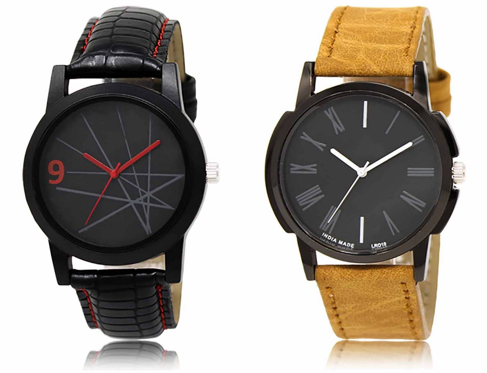     			Lorem - Analog Watch Watches Combo For Men and Boys ( Pack of 2 )