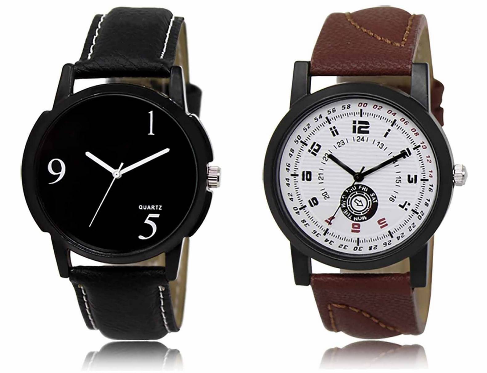 Lorem - Analog Watch Watches Combo For Men and Boys ( Pack of 2 ) Lorem - Analog Watch Watches Combo For Men and Boys ( Pack of 2 )
