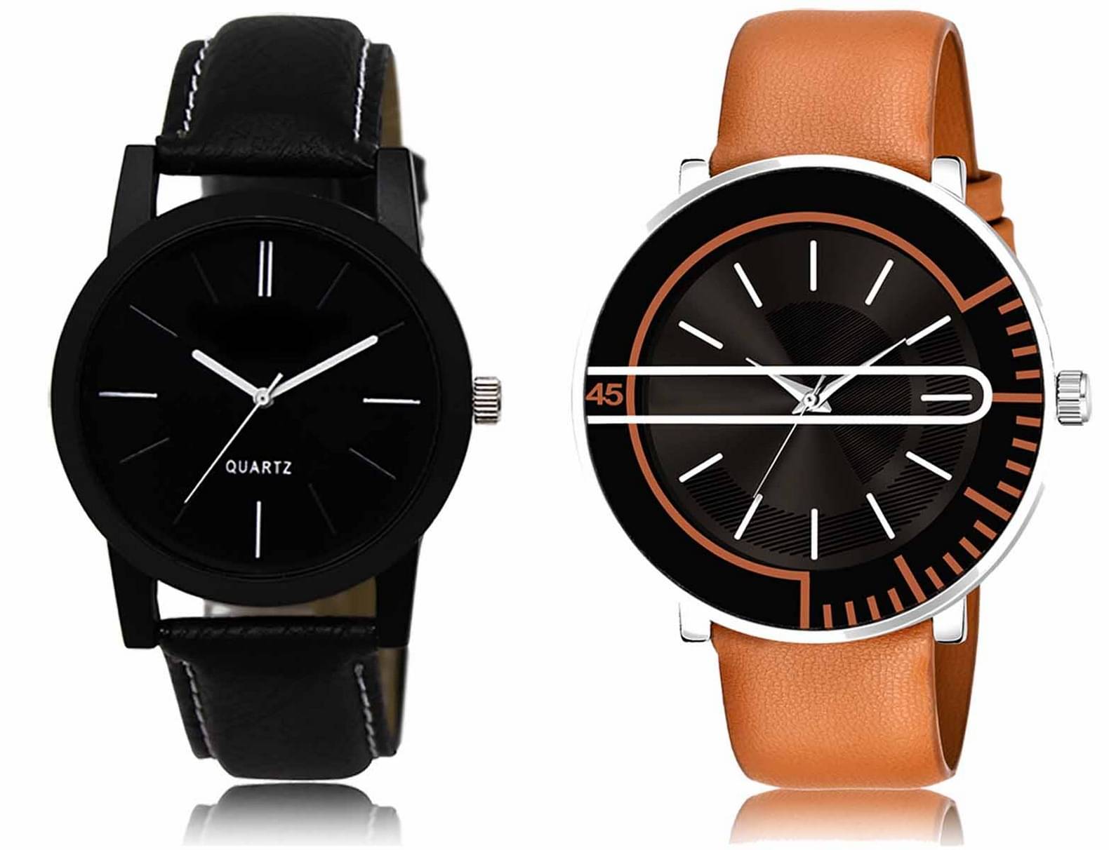 Lorem - Analog Watch Watches Combo For Men and Boys ( Pack of 2 ) Lorem - Analog Watch Watches Combo For Men and Boys ( Pack of 2 )