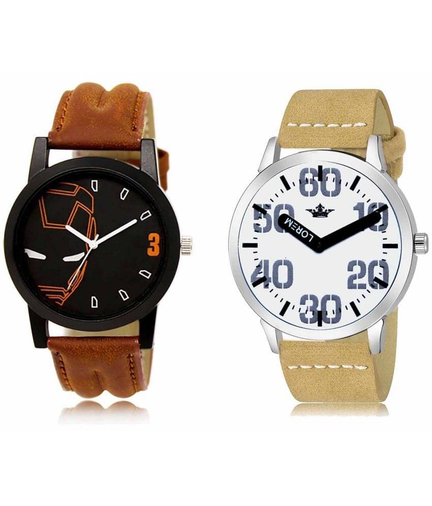 Lorem - Analog Watch Watches Combo For Men and Boys ( Pack of 2 ) Lorem - Analog Watch Watches Combo For Men and Boys ( Pack of 2 )