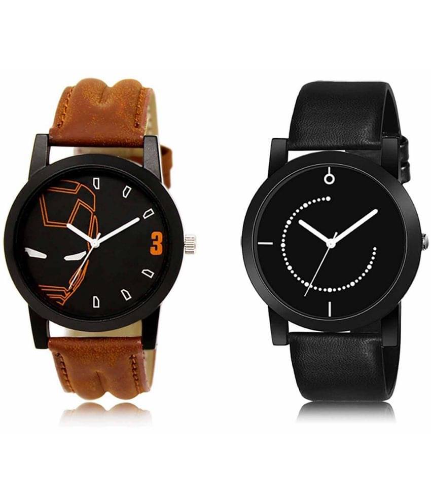     			Lorem - Analog Watch Watches Combo For Men and Boys ( Pack of 2 )