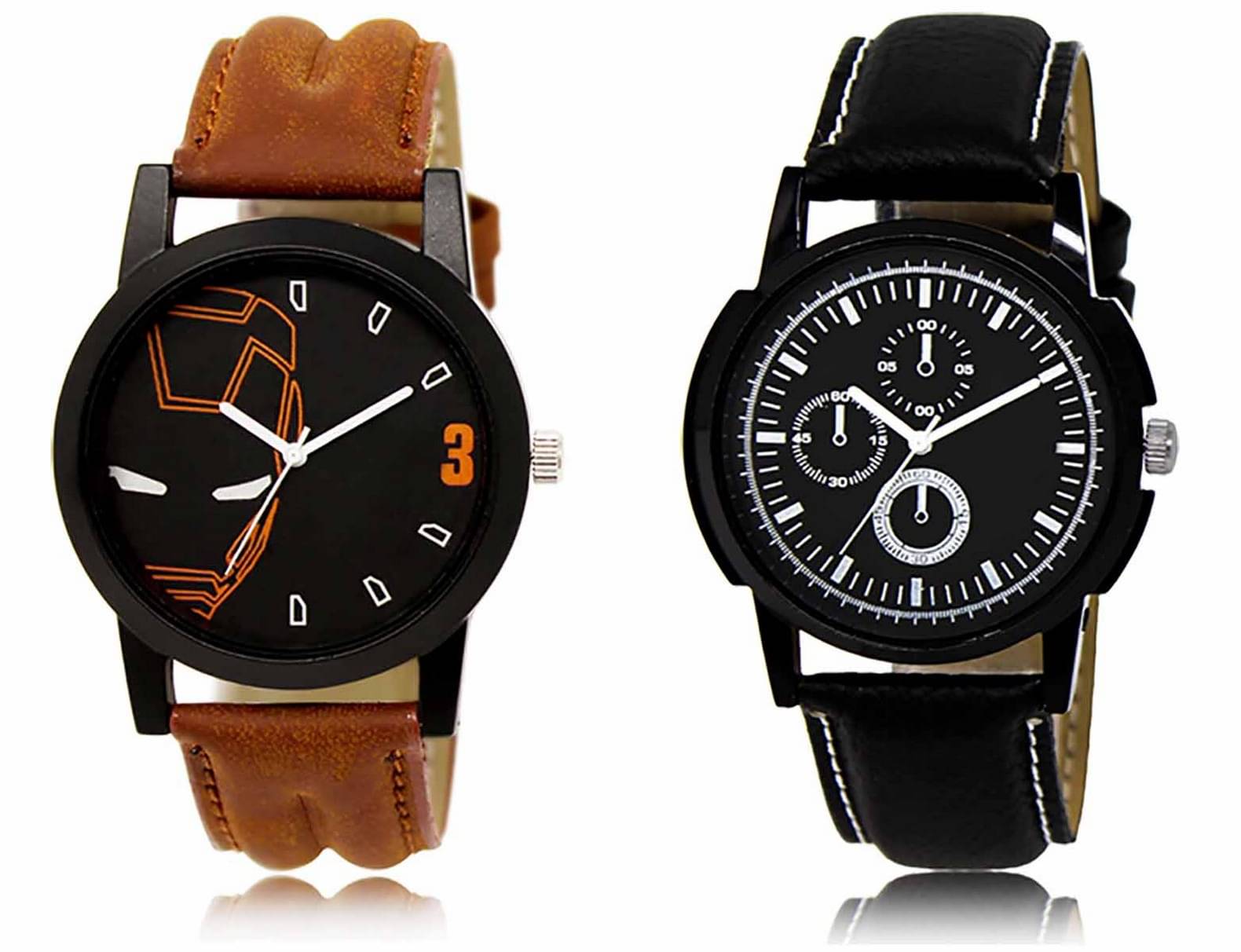 Lorem - Analog Watch Watches Combo For Men and Boys ( Pack of 2 ) Lorem - Analog Watch Watches Combo For Men and Boys ( Pack of 2 )