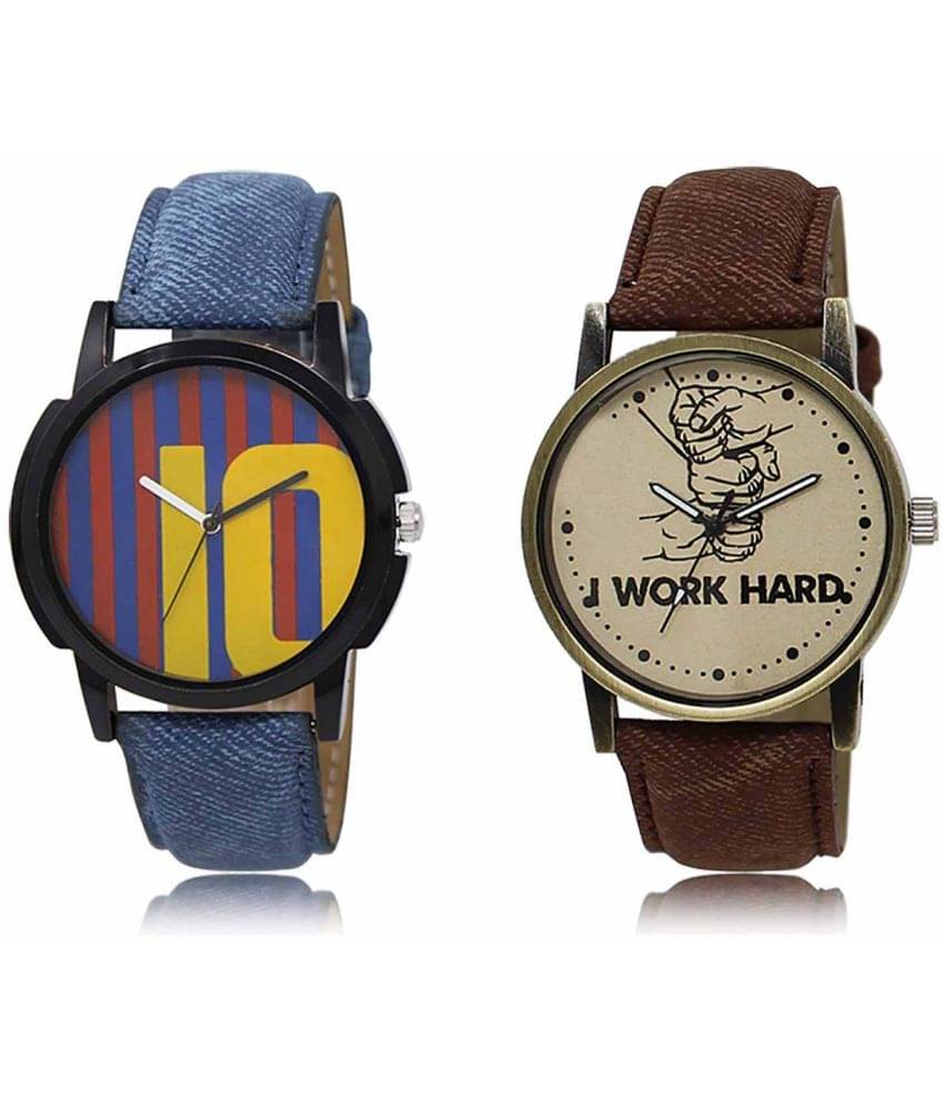     			Lorem - Analog Watch Watches Combo For Men and Boys ( Pack of 2 )