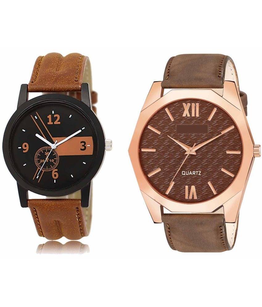     			Lorem - Analog Watch Watches Combo For Men and Boys ( Pack of 2 )