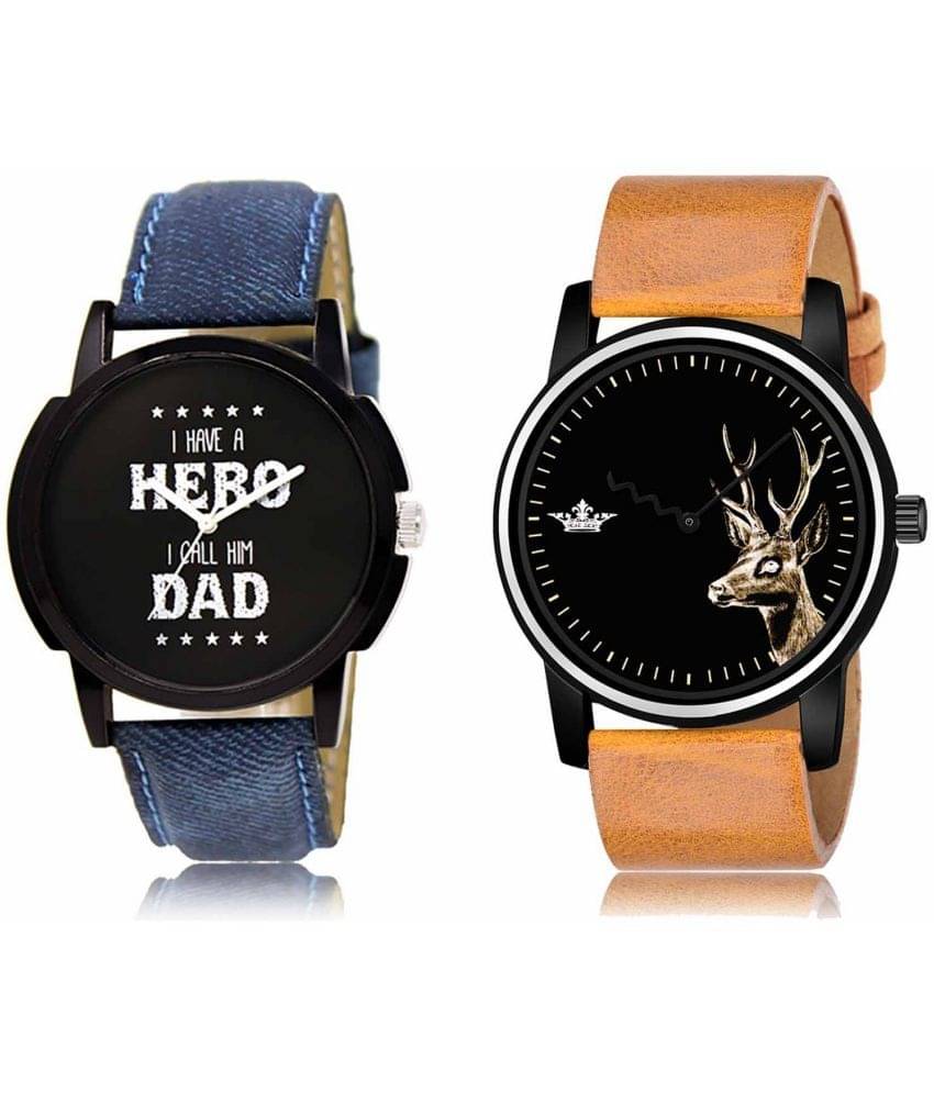 Lorem - Analog Watch Watches Combo For Men and Boys ( Pack of 2 ) Lorem - Analog Watch Watches Combo For Men and Boys ( Pack of 2 )