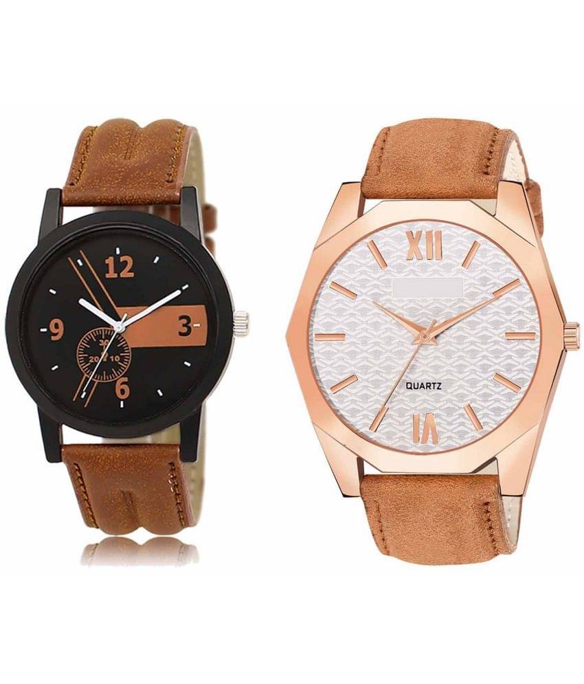     			Lorem - Analog Watch Watches Combo For Men and Boys ( Pack of 2 )