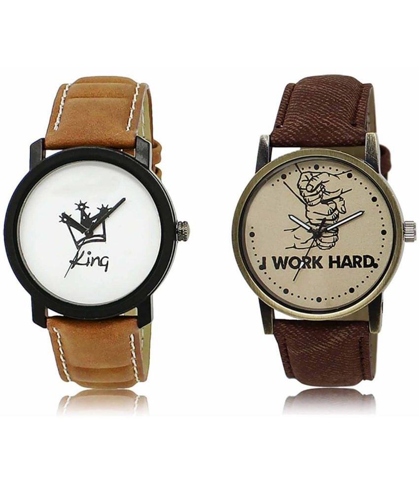     			Lorem - Analog Watch Watches Combo For Men and Boys ( Pack of 2 )