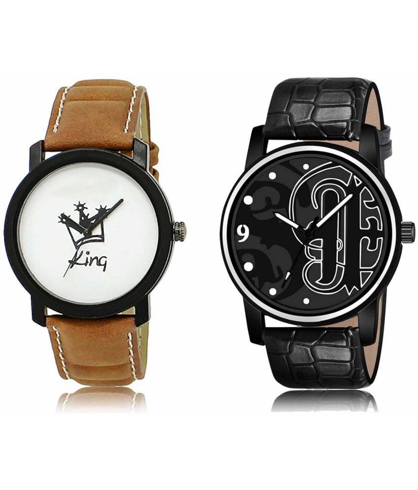     			Lorem - Analog Watch Watches Combo For Men and Boys ( Pack of 2 )