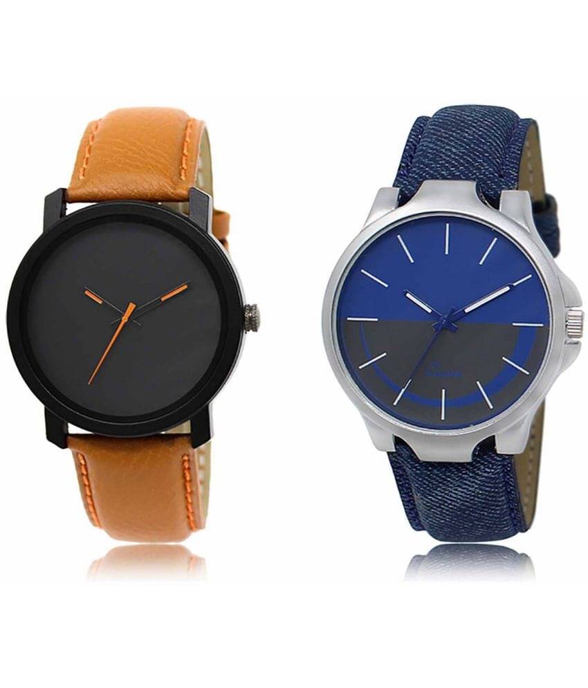     			Lorem - Analog Watch Watches Combo For Men and Boys ( Pack of 2 )