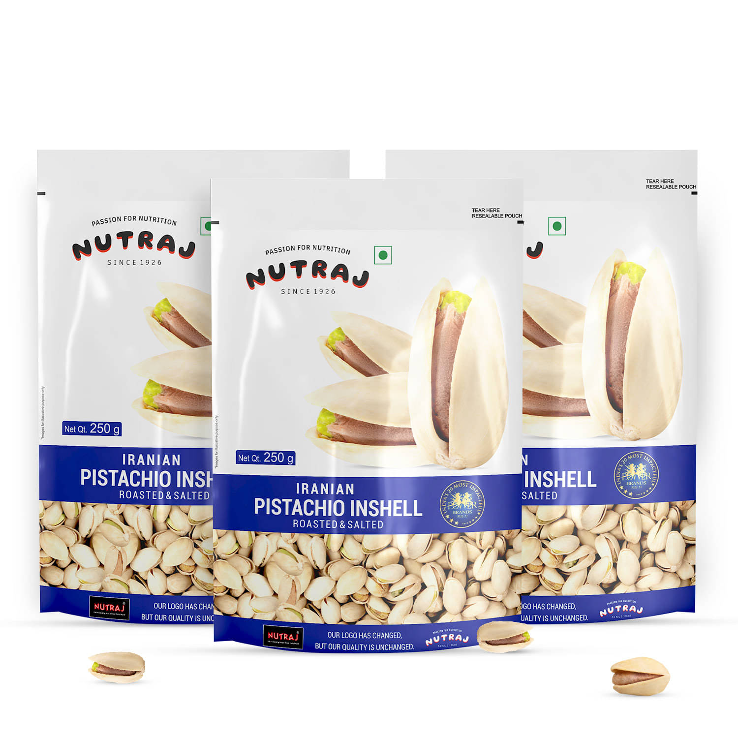     			Nutraj Iranian Roasted Salted Pistachios 750g (250g X 3), Pista 750g