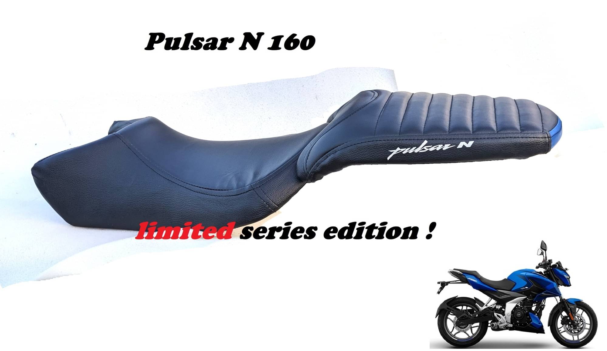 PULSAR N 160 BS6 BIKE SEAT COVER PULSAR N 160 BS6 BIKE SEAT COVER