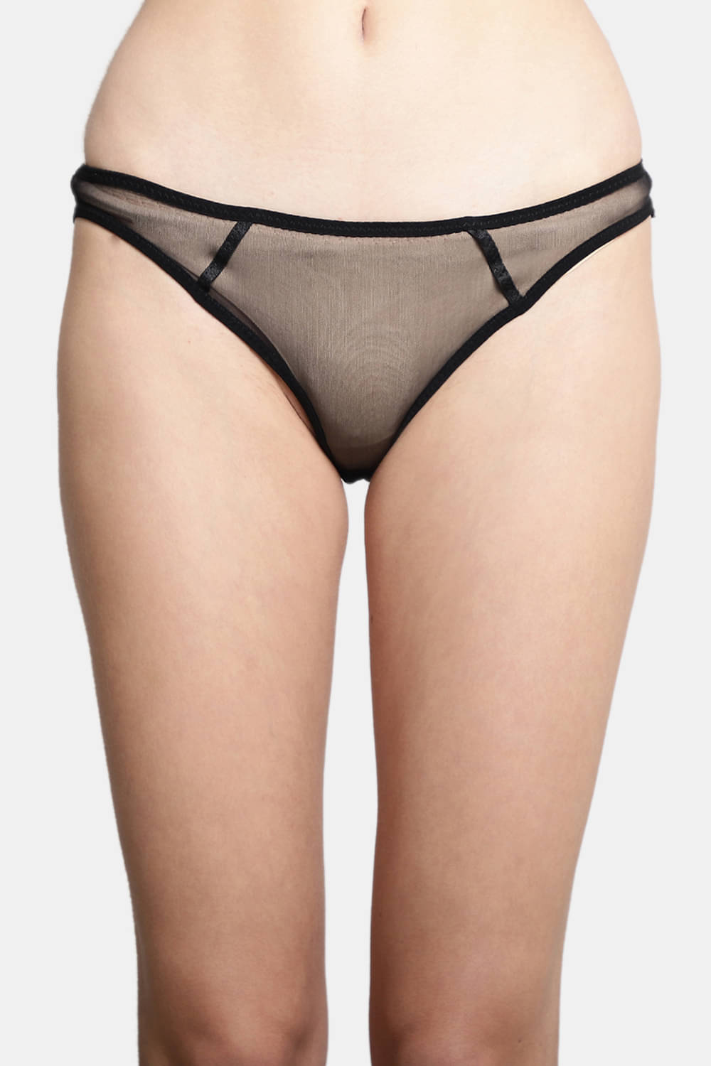     			PrettyCat - Black Low Rise Thongs Lace Solid Women's Bikini ( Pack of 1 )