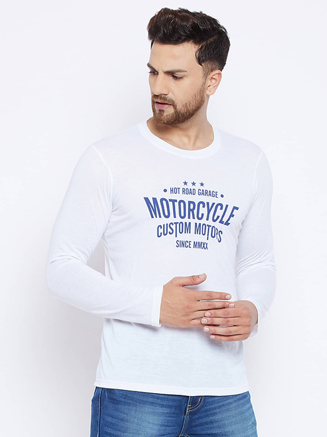     			The Million Club Pack of 1 Polyester Regular Fit Men's T-Shirt ( White )