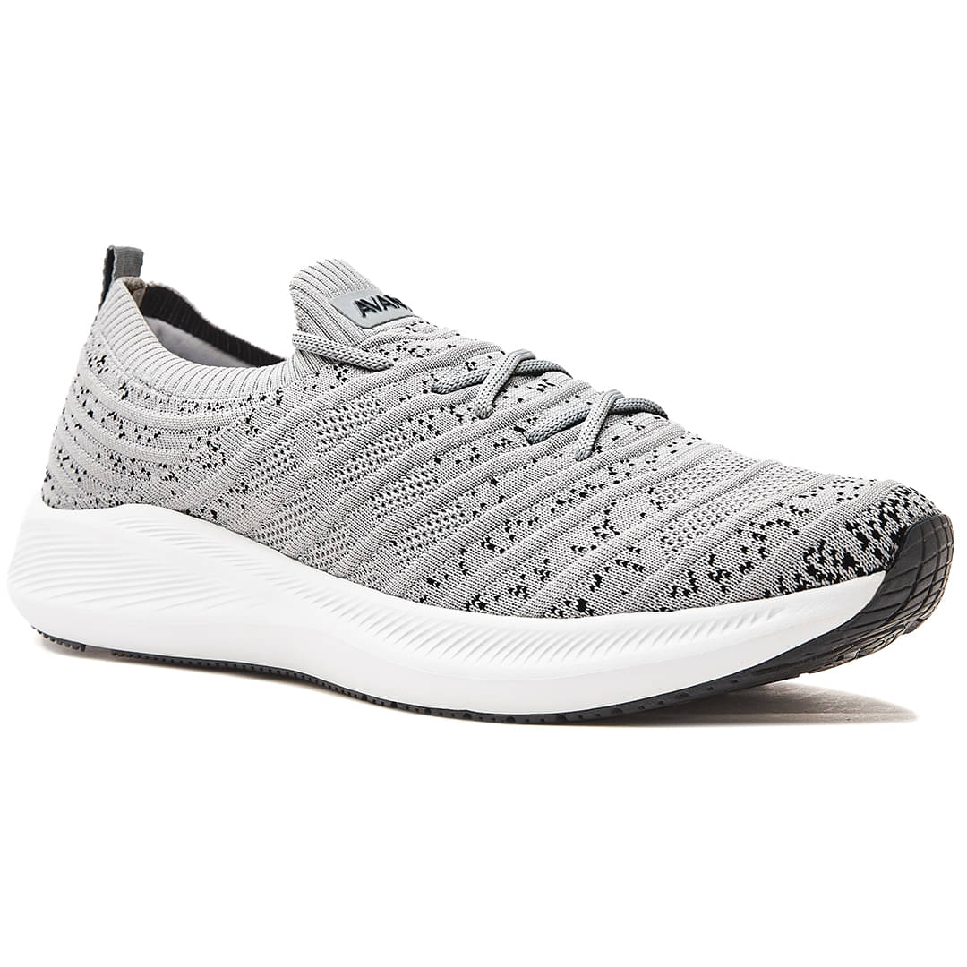     			Avant Zebra Light Grey Men's Sports Running Shoes