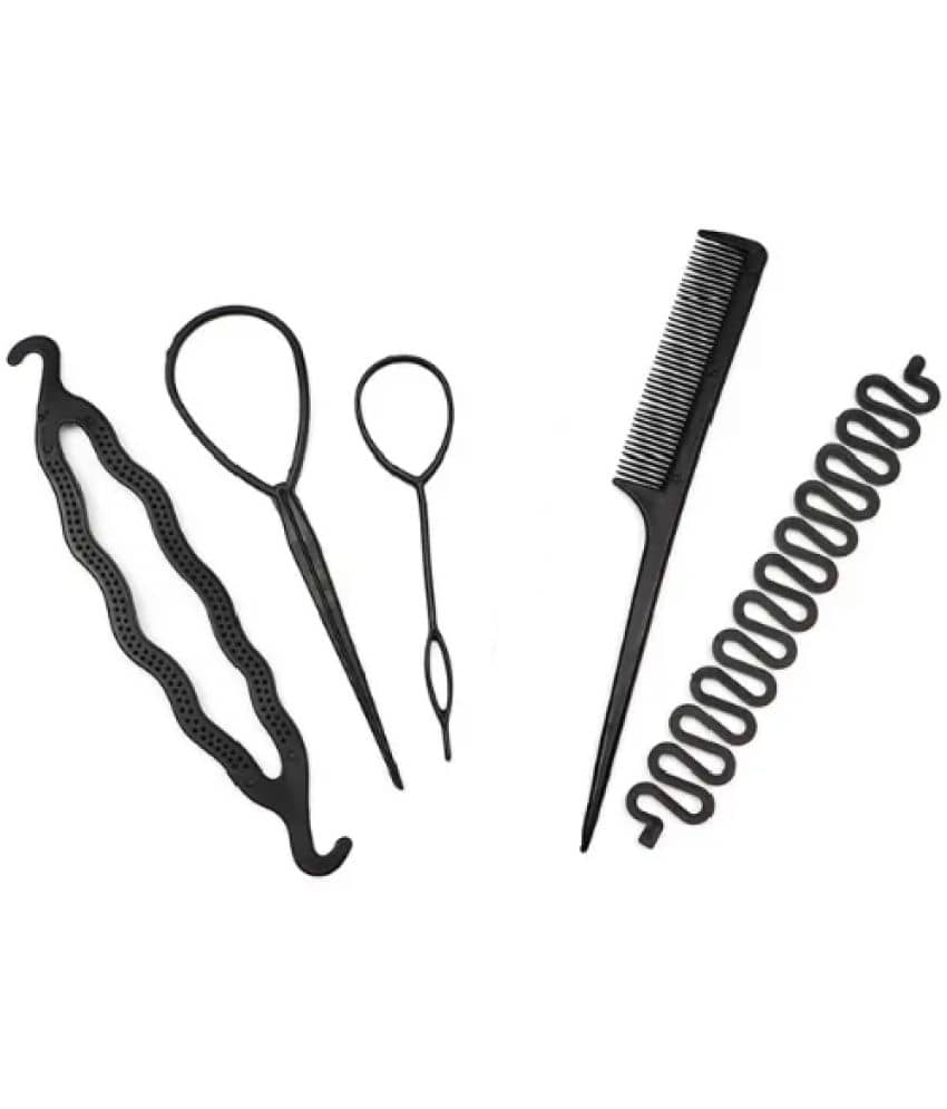 BELLO TOKO - Black Women's Hair Accessory Set ( Pack of 5 ) - Jewellery Sets | Buy online on ZillyBuy