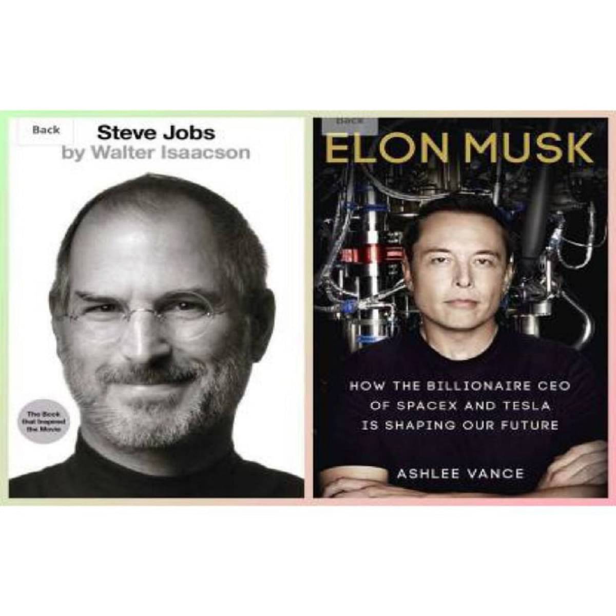     			Combo Of 2 (Steve Jobs + Elon Musk) (Paperback, Isaacson Walter, Ashlee Vance)
