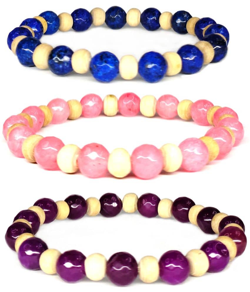 DAIVYA WELLNESS - Multicolor Bracelet ( Pack of 3 ) - Bangles & Bracelets | Buy online on ZillyBuy