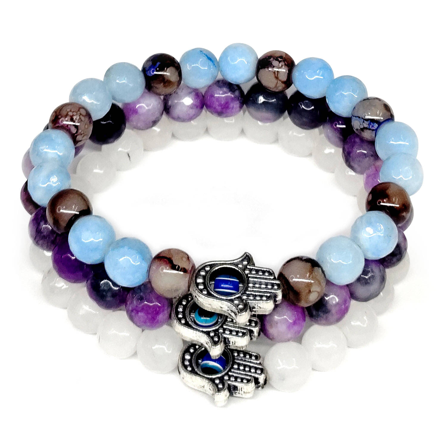     			DAIVYA WELLNESS - Multicolor Bracelet ( Pack of 3 )