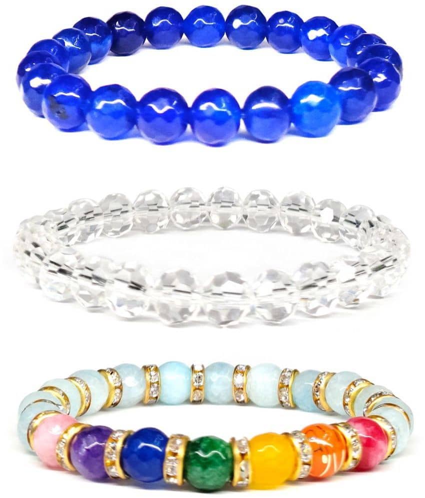 DAIVYA WELLNESS - Multicolor Bracelet ( Pack of 3 ) - Bangles & Bracelets | Buy online on ZillyBuy
