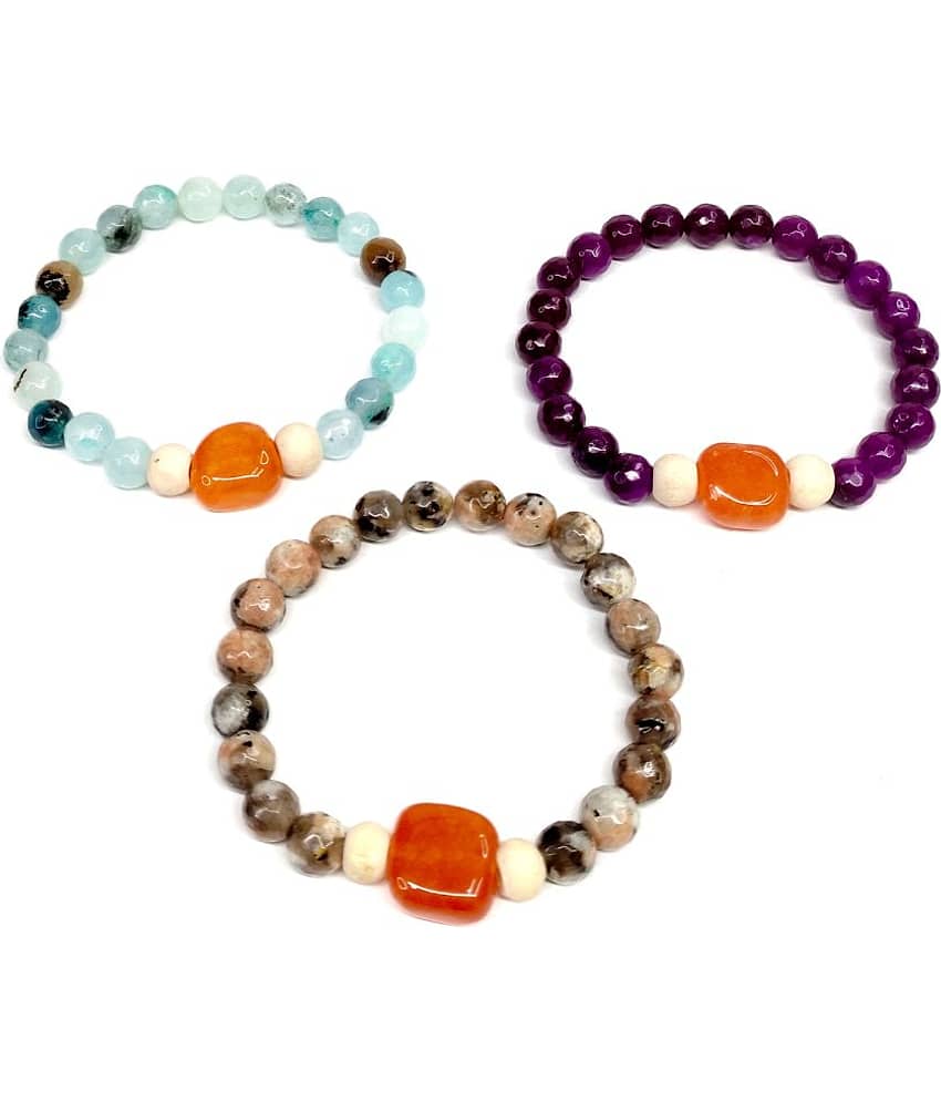 DAIVYA WELLNESS - Multicolor Bracelet ( Pack of 3 ) - Bangles & Bracelets | Buy online on ZillyBuy