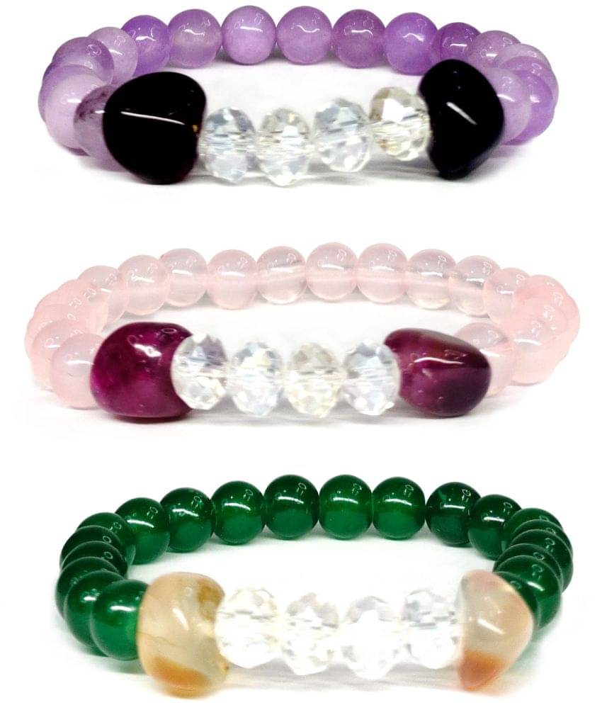 DAIVYA WELLNESS - Multicolor Bracelet ( Pack of 3 )     			DAIVYA WELLNESS - Multicolor Bracelet ( Pack of 3 )