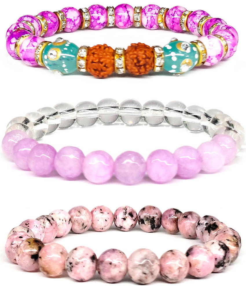 DAIVYA WELLNESS - Multicolor Bracelet ( Pack of 3 ) - Bangles & Bracelets | Buy online on ZillyBuy