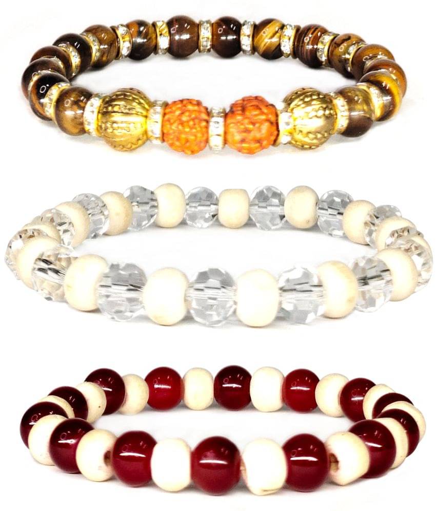 DAIVYA WELLNESS - Multicolor Bracelet ( Pack of 3 )     			DAIVYA WELLNESS - Multicolor Bracelet ( Pack of 3 )