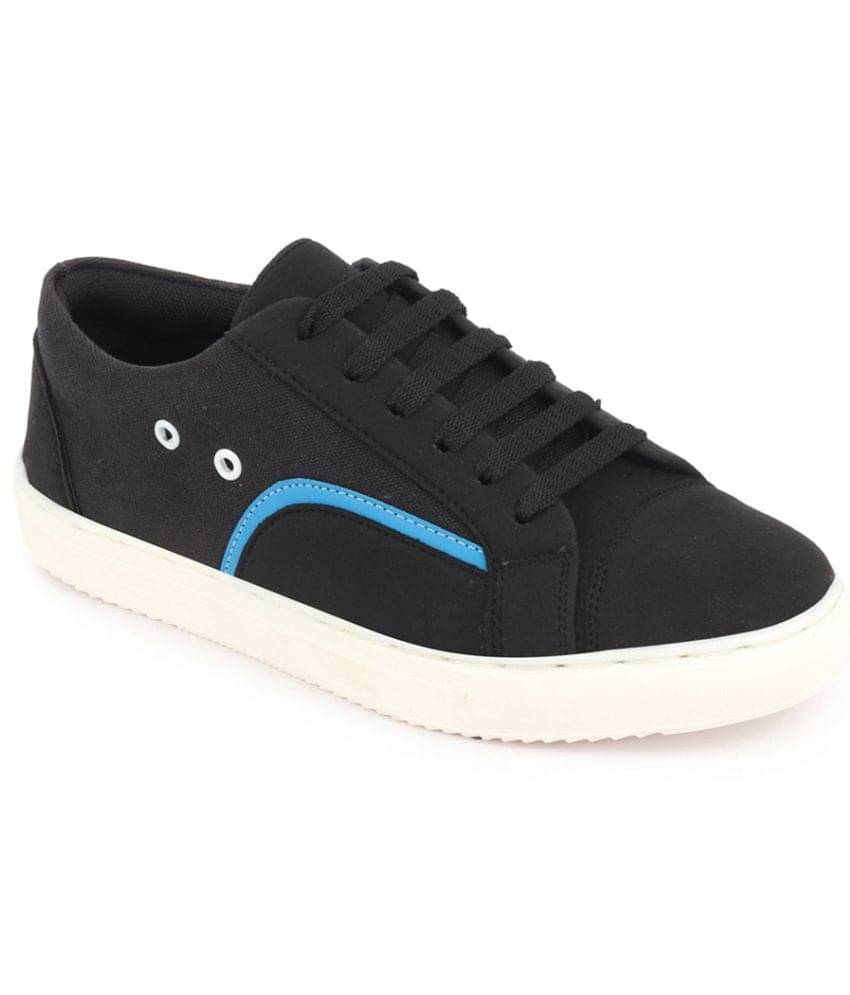     			Fausto Lace Up Sneakers Shoes Black Men's Sneakers