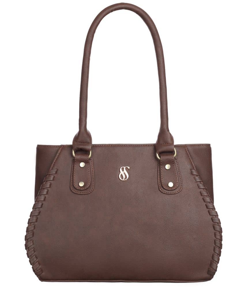 Fostelo - Brown PU Shoulder Bag - Handbags | Buy online on ZillyBuy