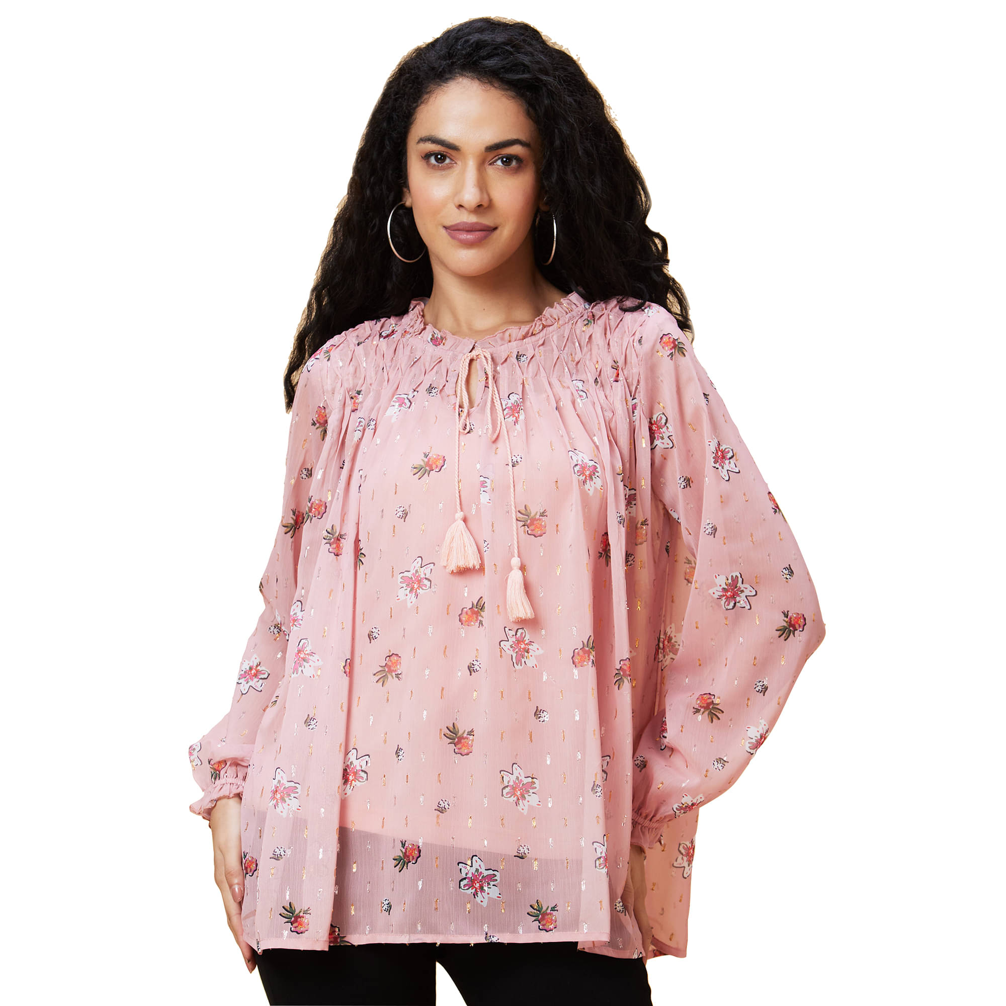 Globus - Pink Polyester Women's Regular Top ( Pack of 2 )     			Globus - Pink Polyester Women's Regular Top ( Pack of 2 )