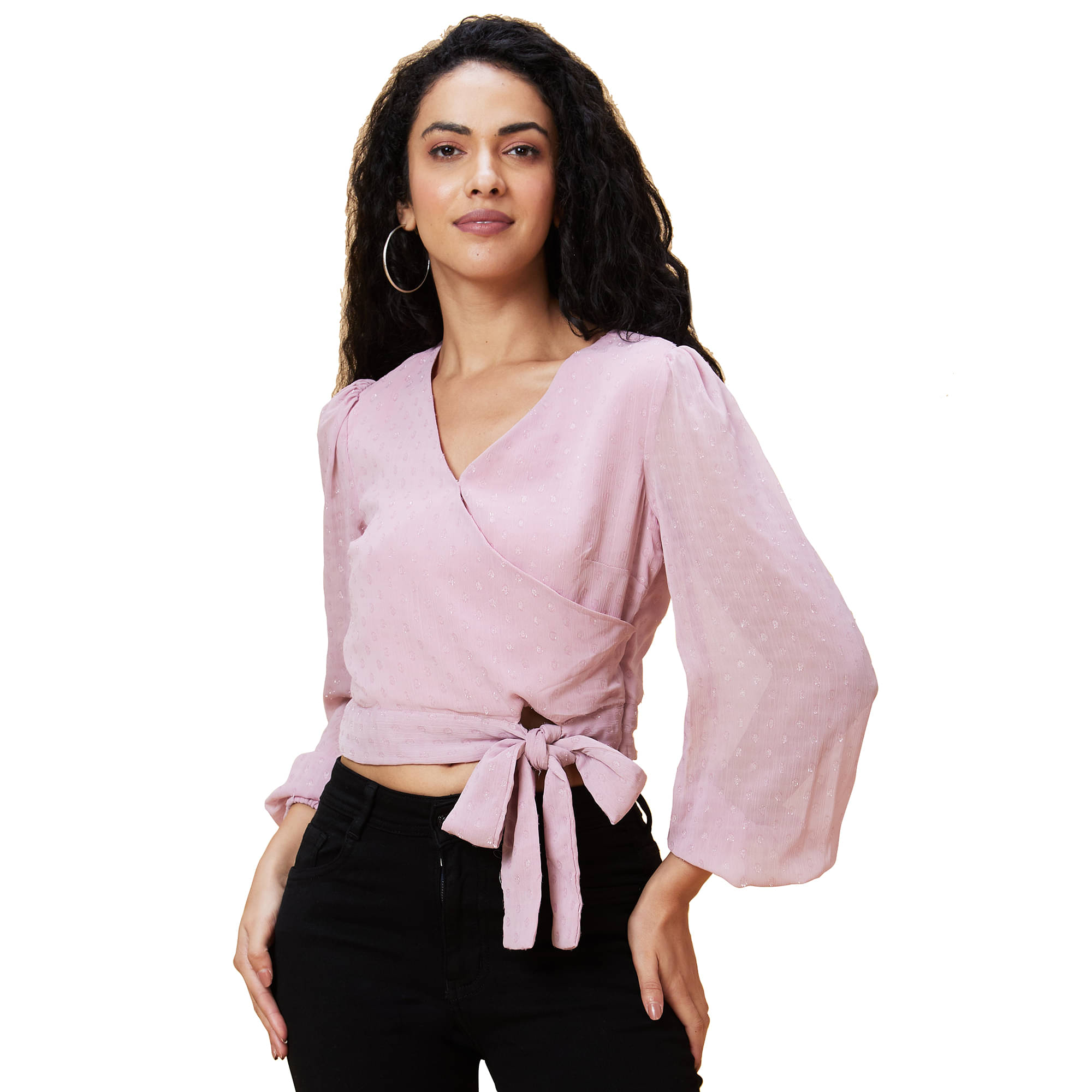     			Globus - Pink Polyester Women's Regular Top ( Pack of 1 )