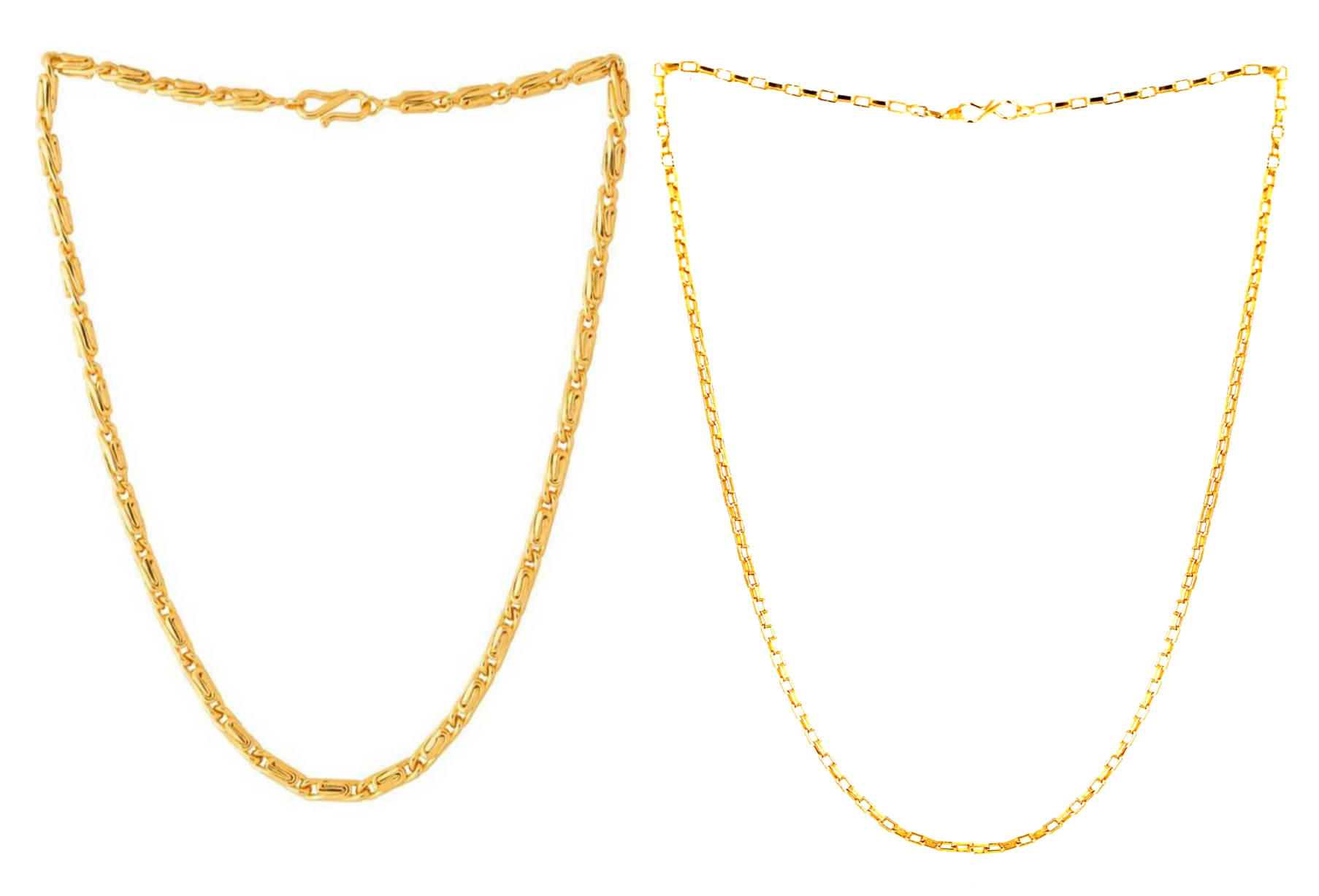 JIPPA Gold Plated Chain ( Set of 2 ) JIPPA Gold Plated Chain ( Set of 2 )