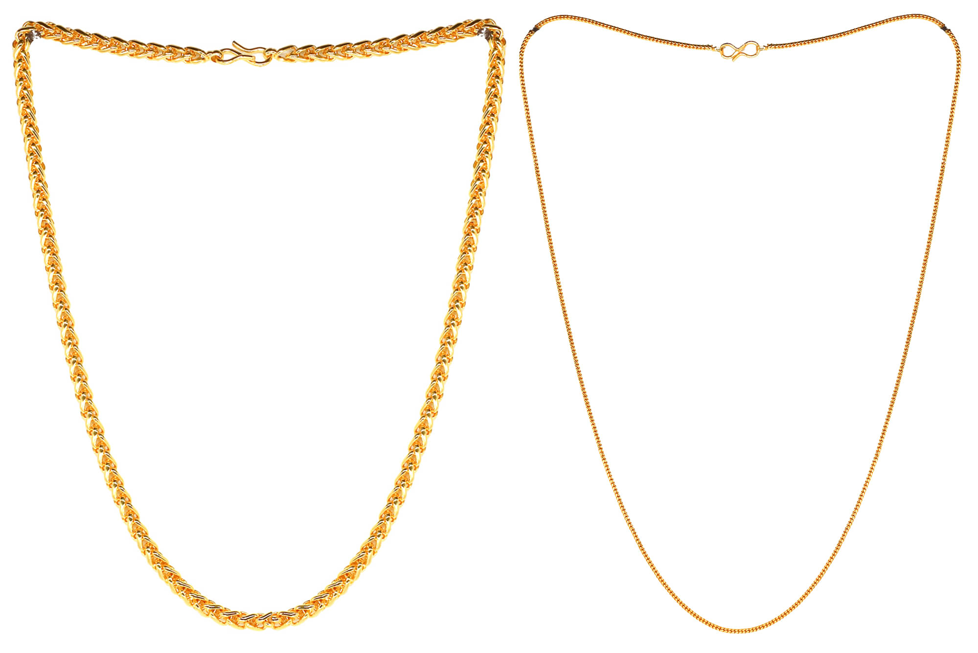 JIPPA Gold Plated Chain ( Set of 2 ) JIPPA Gold Plated Chain ( Set of 2 )
