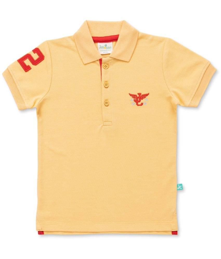     			Juscubs Pack of 1 Boys Cotton T-Shirt ( Yellow )