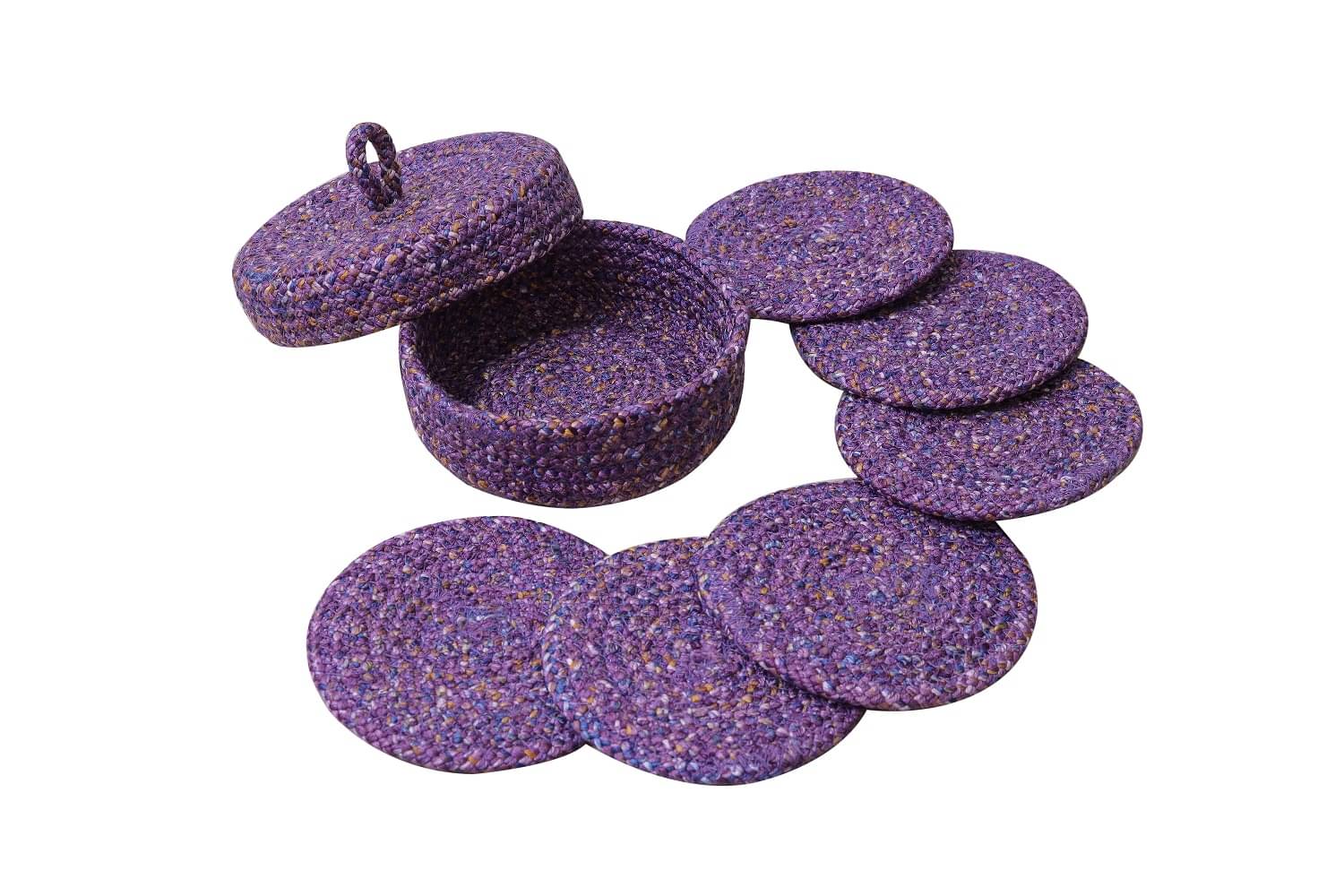     			LADLI JEE Set of 6 Polyester Coaster