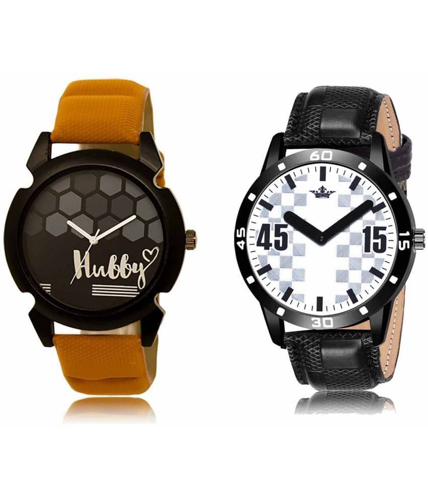     			Lorem - Analog Watch Watches Combo For Men and Boys ( Pack of 2 )