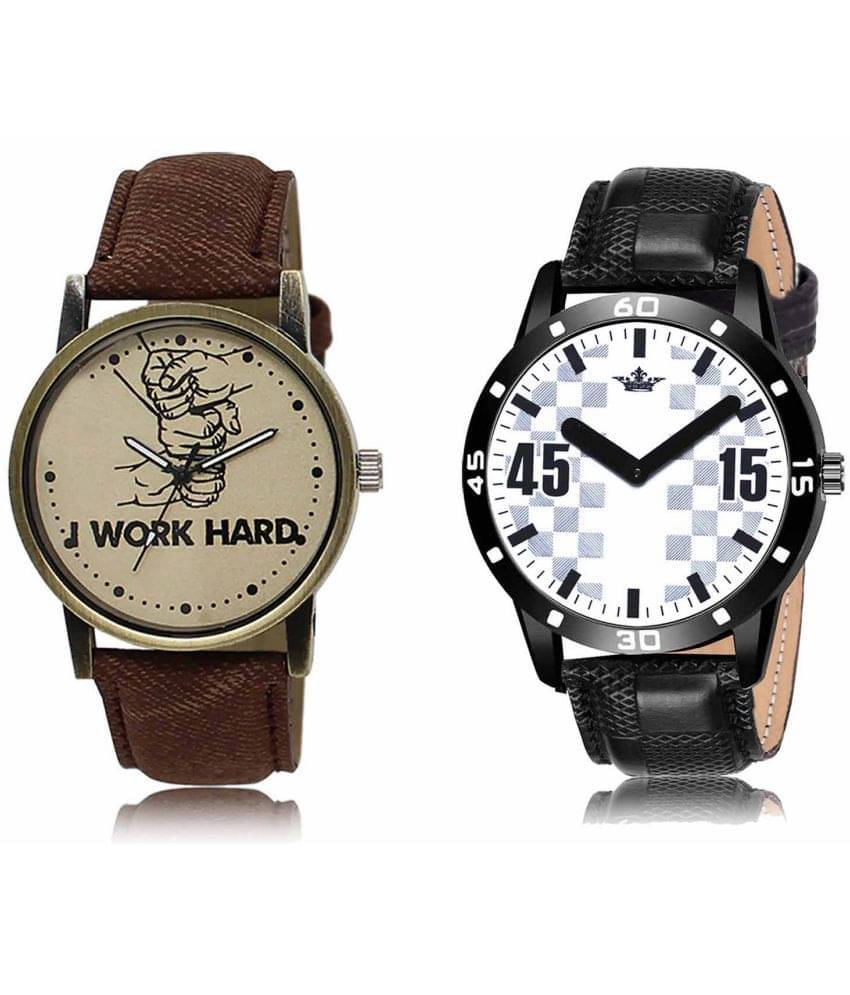 Lorem - Analog Watch Watches Combo For Men and Boys ( Pack of 2 ) Lorem - Analog Watch Watches Combo For Men and Boys ( Pack of 2 )