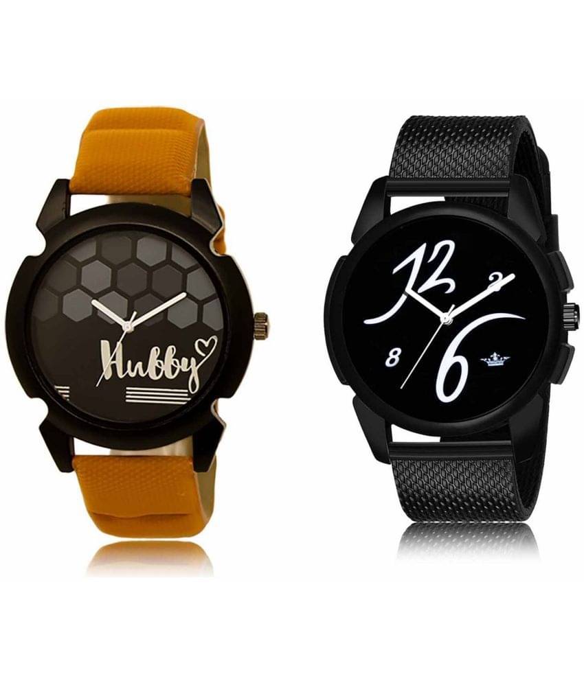     			Lorem - Analog Watch Watches Combo For Men and Boys ( Pack of 2 )