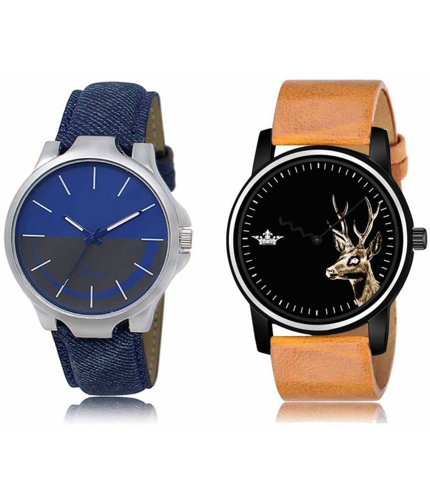     			Lorem - Analog Watch Watches Combo For Men and Boys ( Pack of 2 )