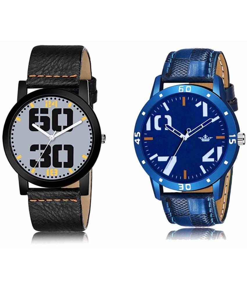     			Lorem - Analog Watch Watches Combo For Men and Boys ( Pack of 2 )